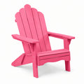 Sedia Adirondack in Legno di Pino per Esterni Colore Rosa