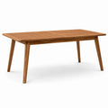 Tavolo da giardino in legno teak con finitura naturale